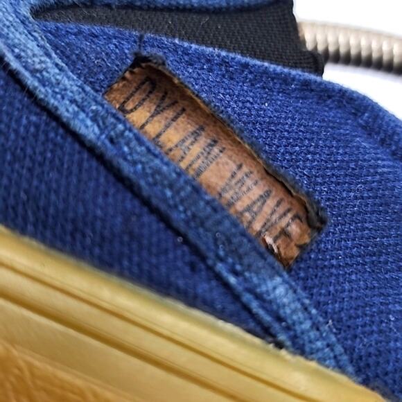 HUF DYLAN WAVE STYLE SCOTT SKATEBOARDING SNEAKERS CANVAS GUM SOLES BLUE IN GUC main image 13